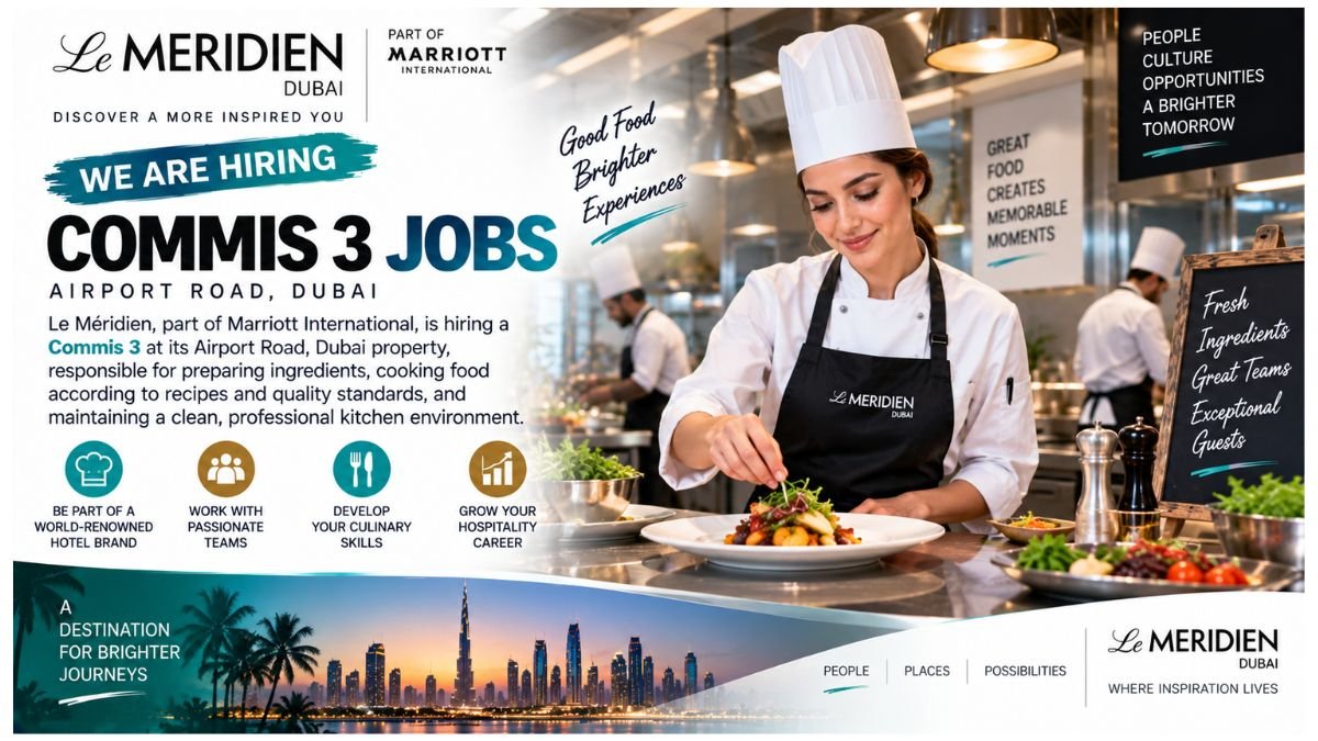 Commis 3 Jobs Dubai 2026