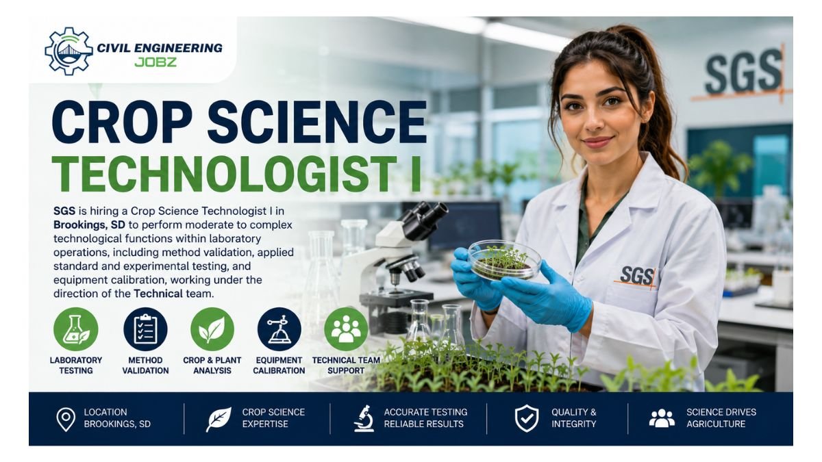Crop Science Technologist I Jobs Brookings SD 2026