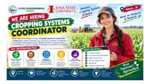 Cropping Systems Coordinator Jobs Ames IA 2026