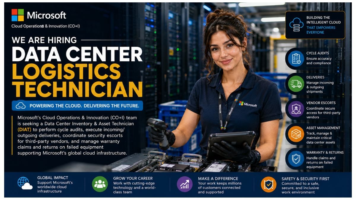 Data Center Logistics Technician Jobs UAE 2026