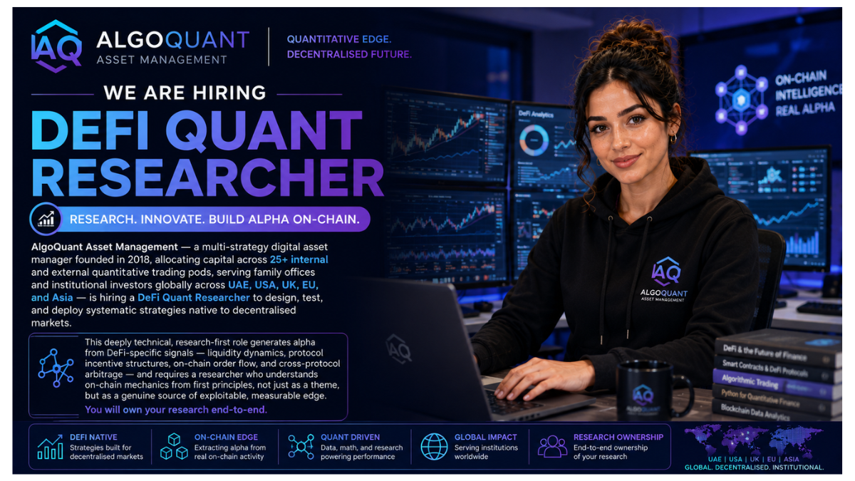 DeFi Quant Researcher Jobs UAE 2026