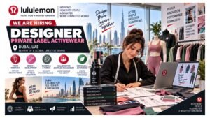 Designer Private Label Activewear Jobs Dubai 2026