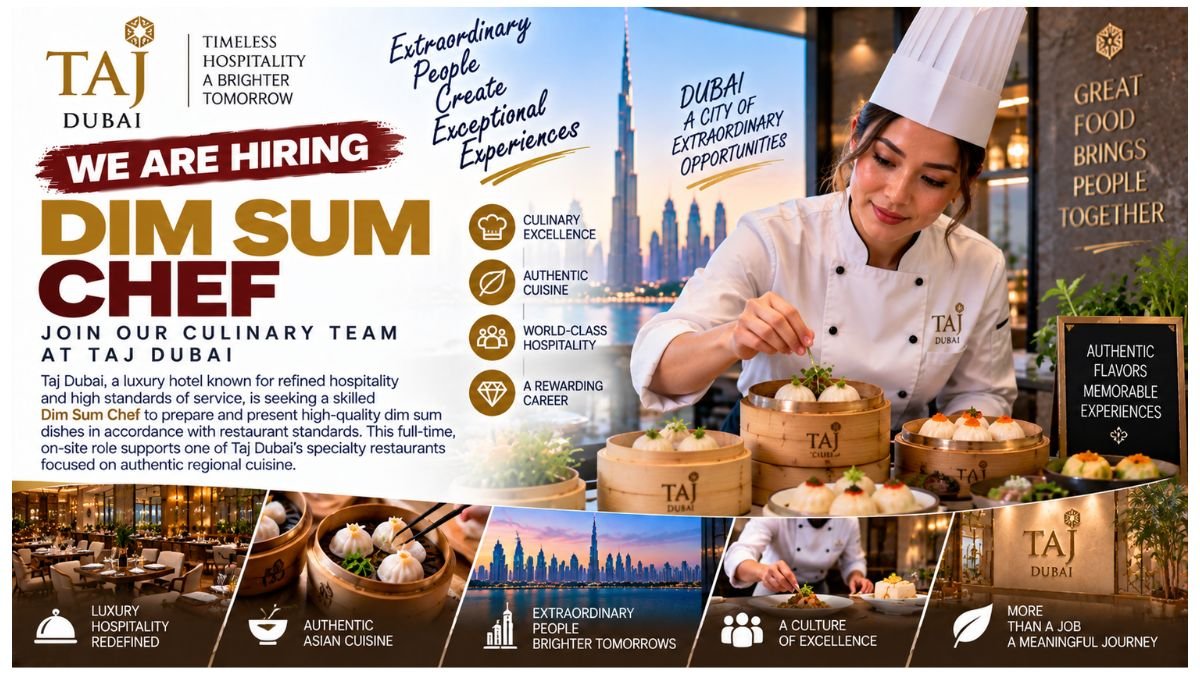 Dim Sum Chef Jobs UAE 2026