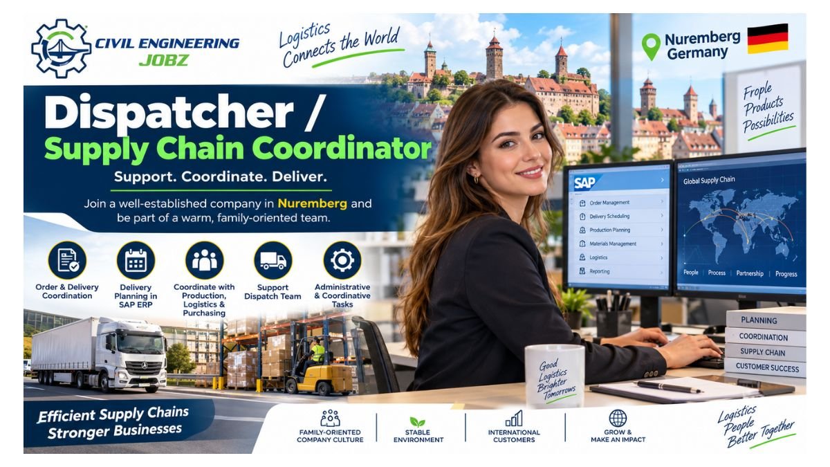 Dispatcher Supply Chain Coordinator Jobs Nuremberg Germany 2026