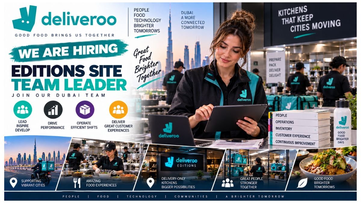 Editions Site Team Leader Jobs UAE 2026