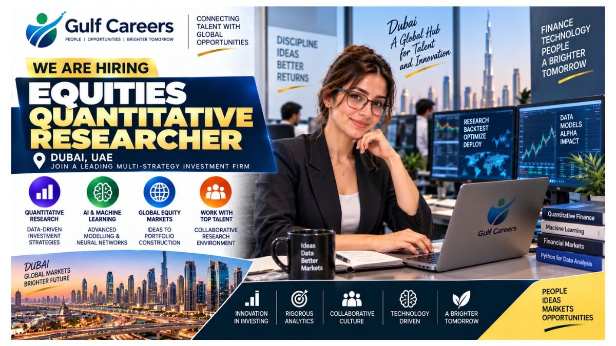 Equities Quantitative Researcher Jobs Dubai UAE 2026
