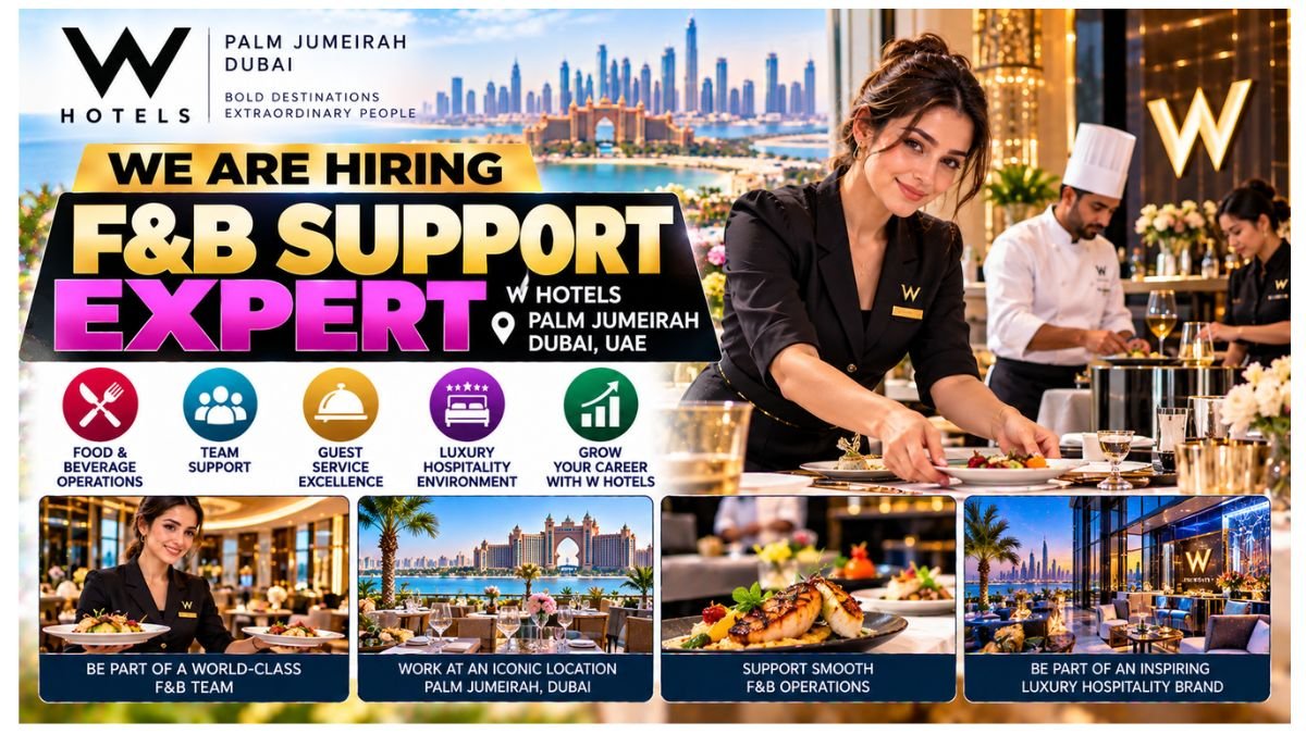 F&B Support Expert Jobs UAE 2026