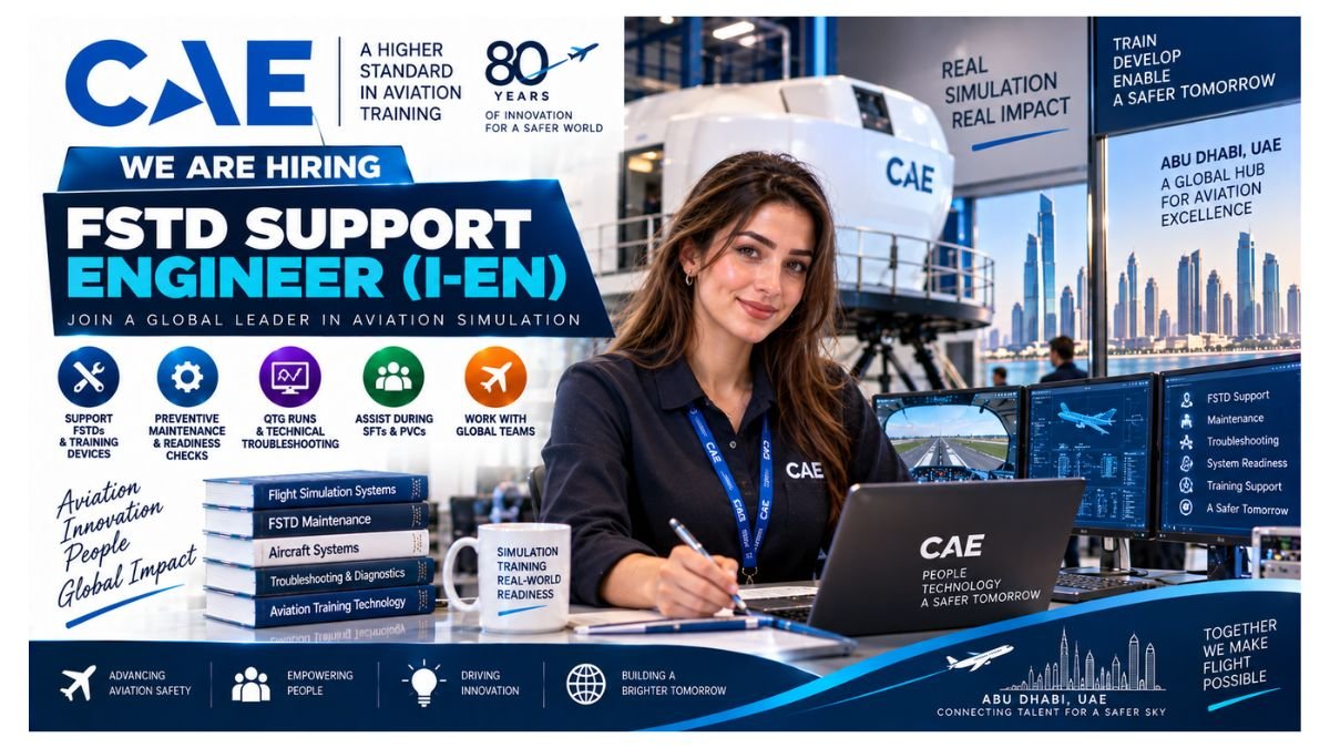 FSTD Support Engineer Jobs Abu Dhabi UAE 2026