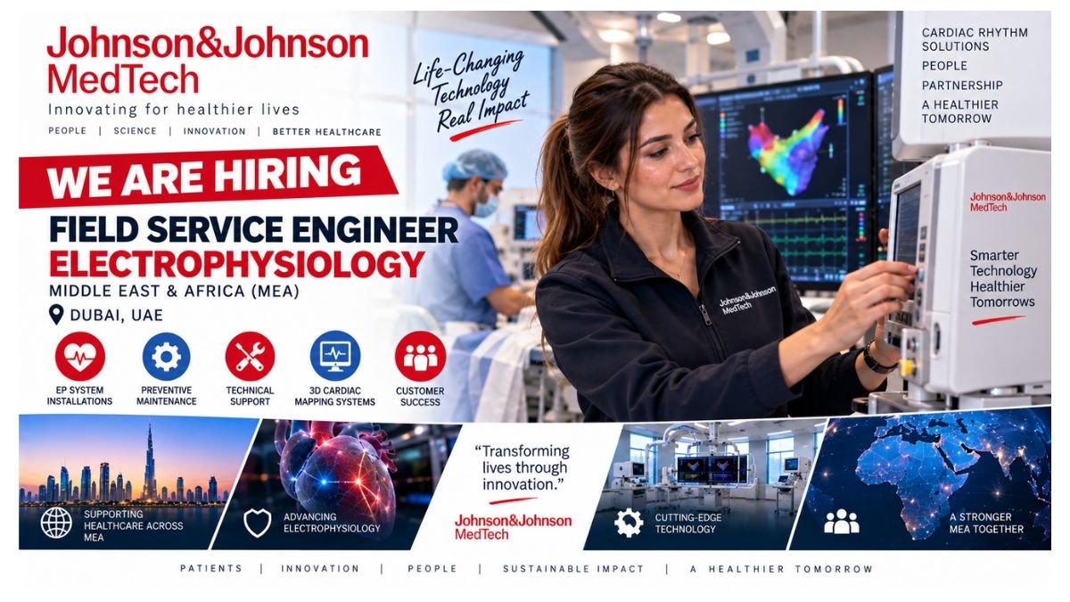 Field Service Engineer Electrophysiology Jobs Dubai UAE 2026