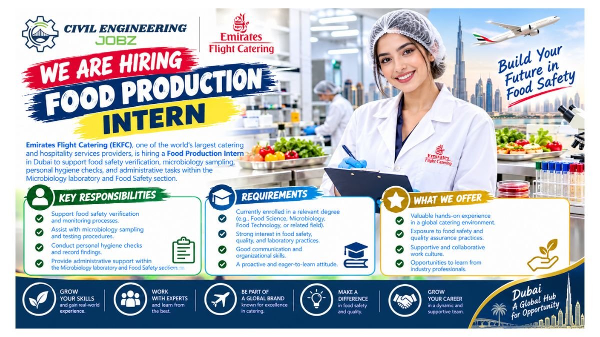 Food Production Intern Jobs Dubai 2026