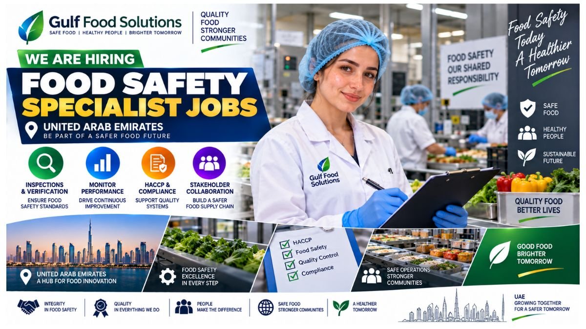 Food Safety Specialist Jobs UAE 2026