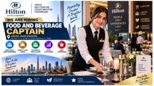Food and Beverage Captain Jobs UAE 2026