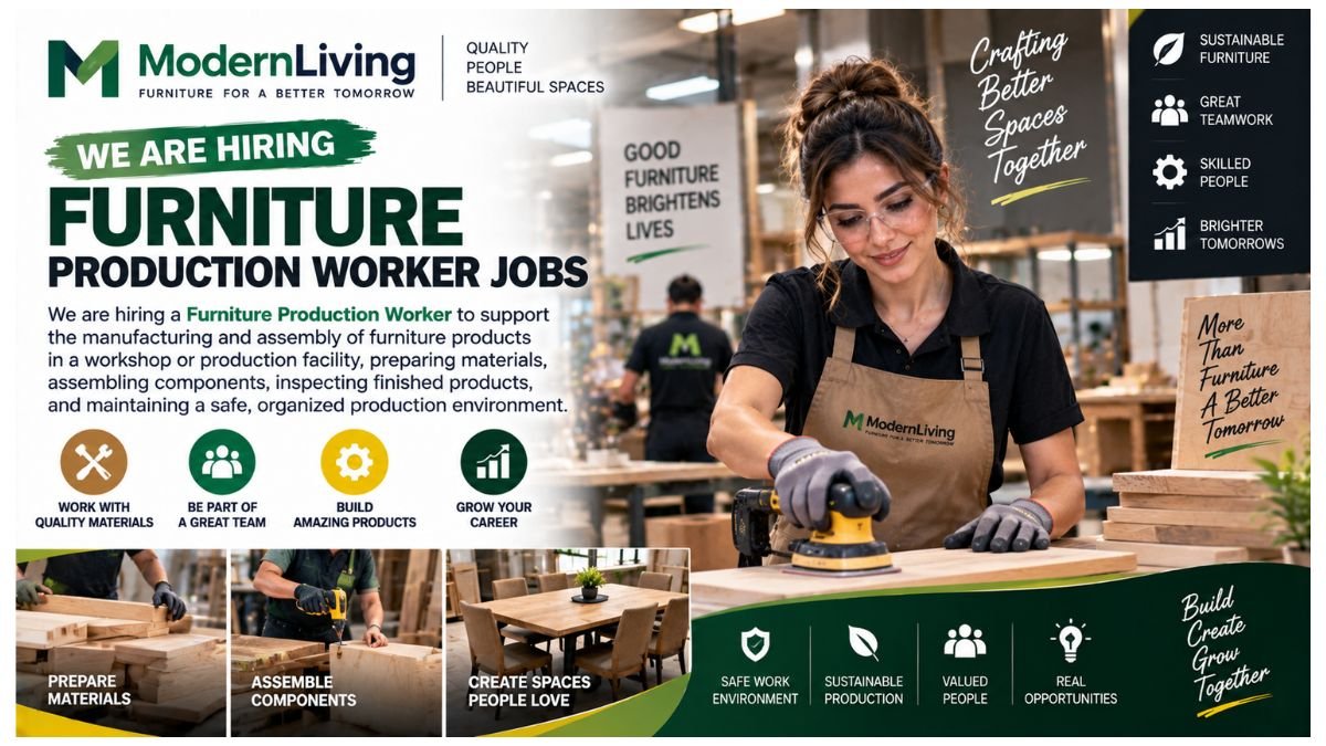 Furniture Production Worker Jobs UAE 2026