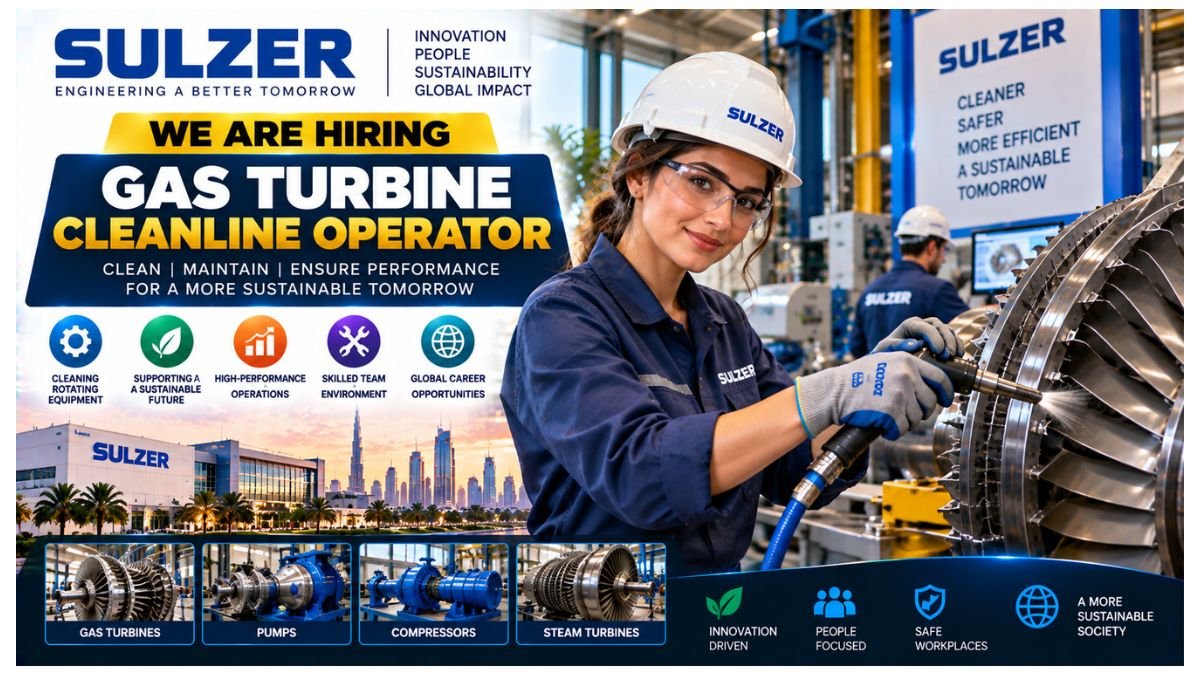 Gas Turbine Cleanline Operator Jobs UAE 2026