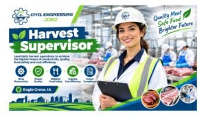 Harvest Supervisor Jobs Eagle Grove IA 2026