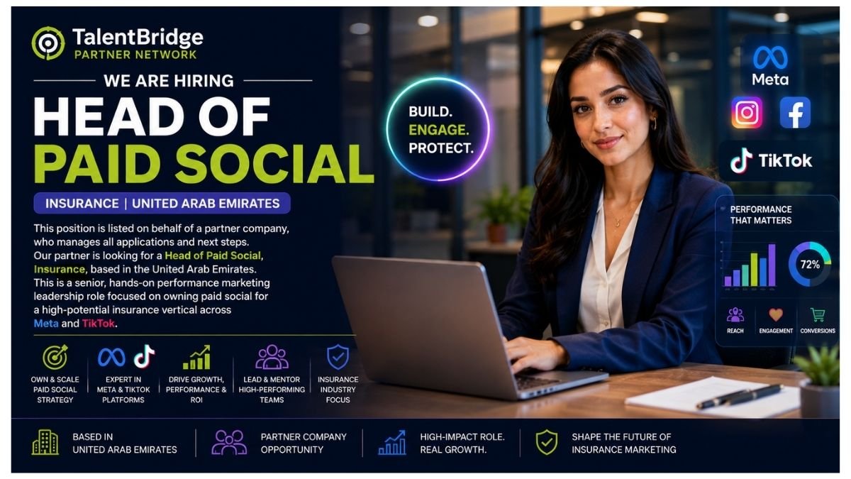 Head of Paid Social Jobs UAE 2026