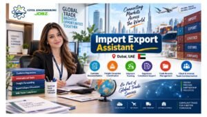 Import Export Assistant Jobs Dubai UAE 2026