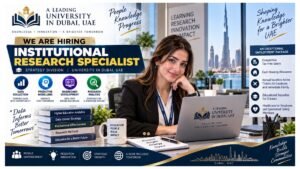 Institutional Research Specialist Jobs Dubai UAE 2026 
