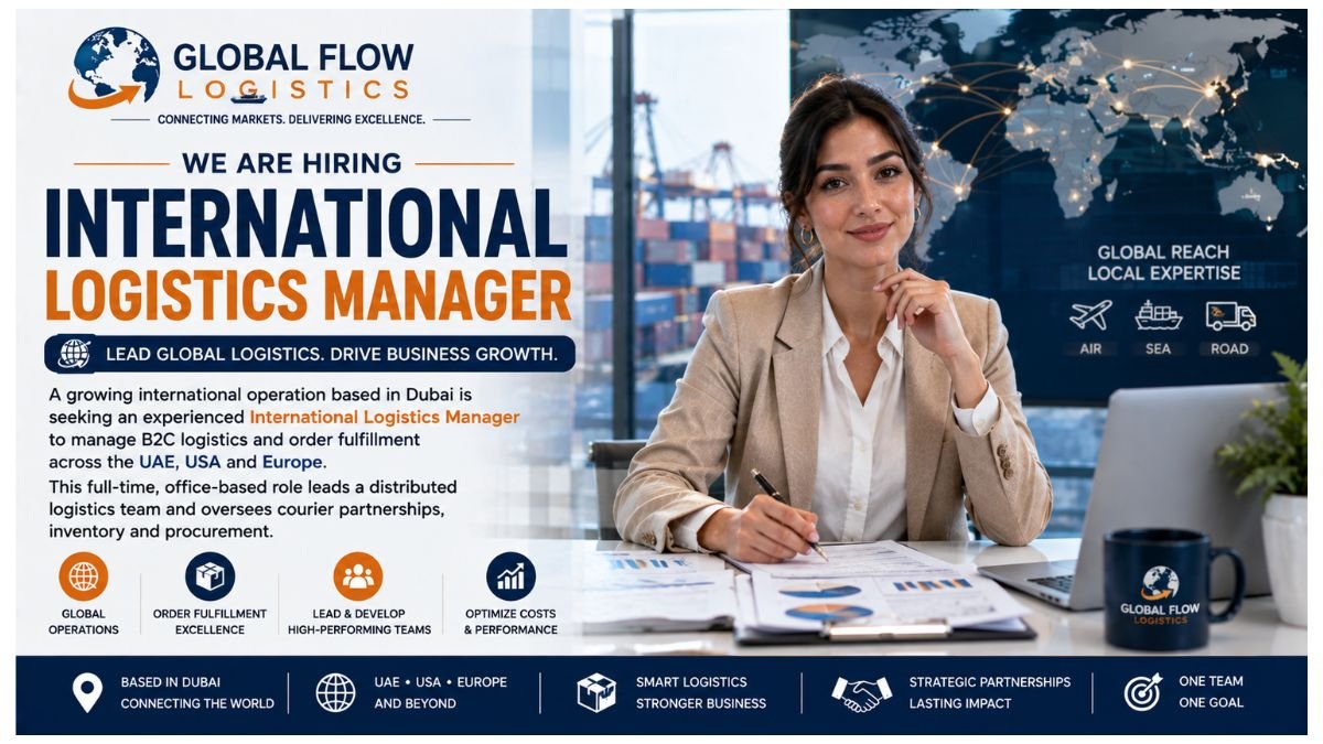 International Logistics Manager Jobs UAE 2026
