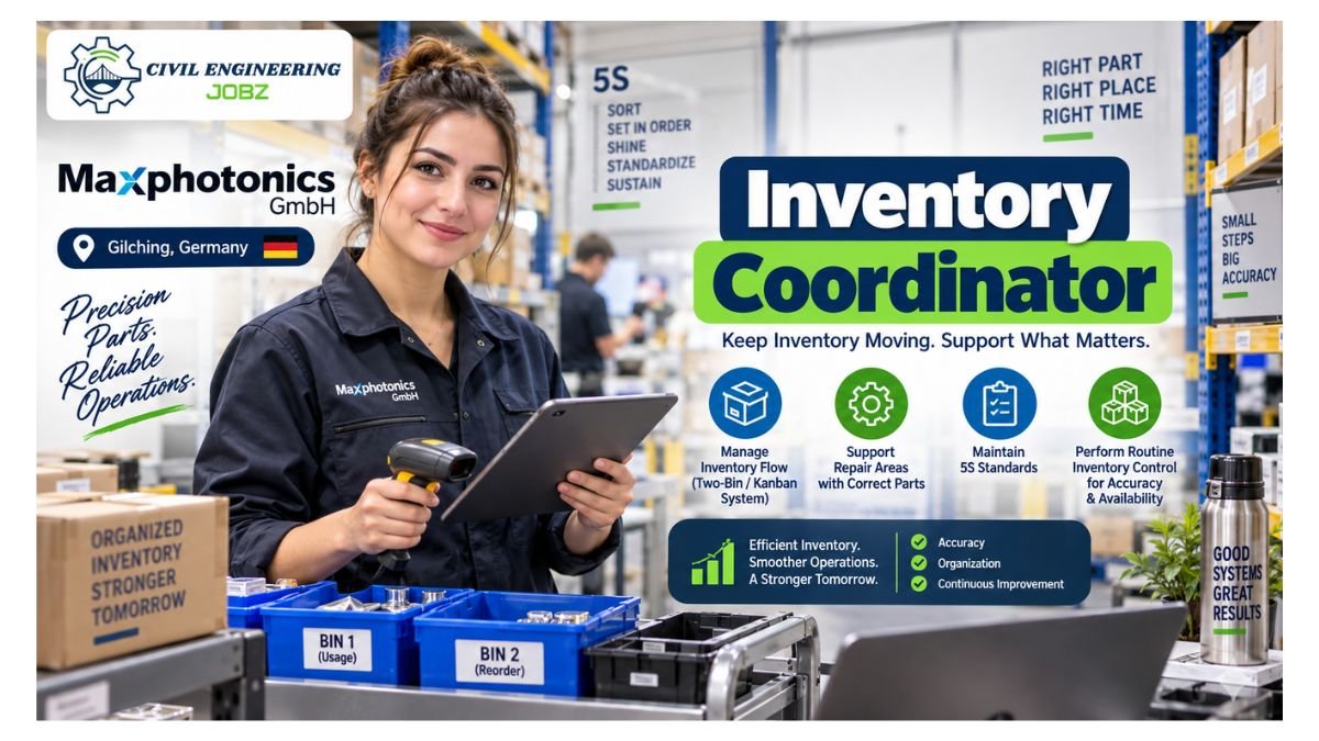 Inventory Coordinator Jobs Gilching Germany 2026