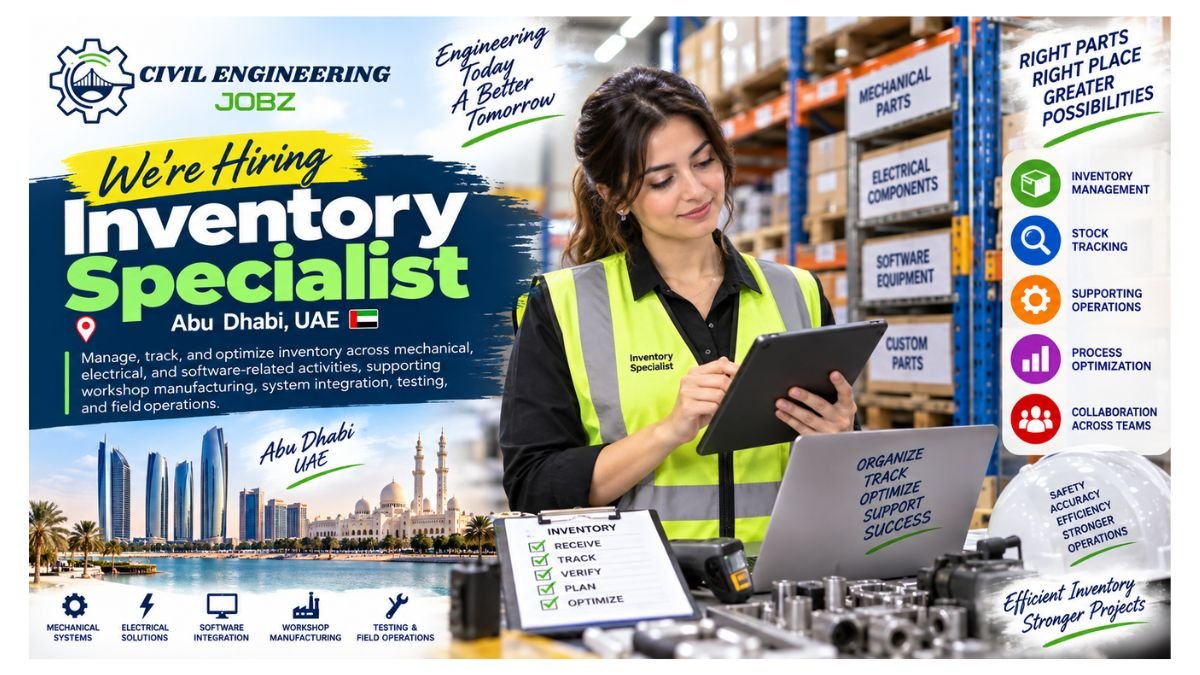 Inventory Specialist Jobs Abu Dhabi 2026