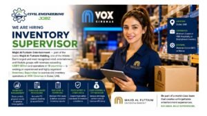 Inventory Supervisor Jobs Dubai UAE 2026