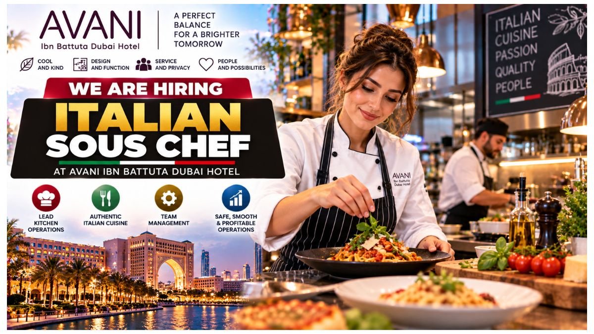 Italian Sous Chef Jobs UAE 2026