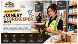 Joinery Storekeeper Jobs UAE 2026