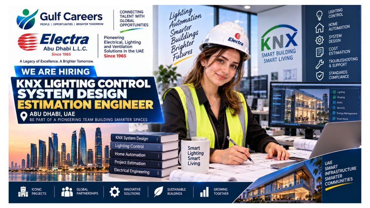 KNX Lighting Control System Design Estimation Engineer Jobs Dubai UAE 2026