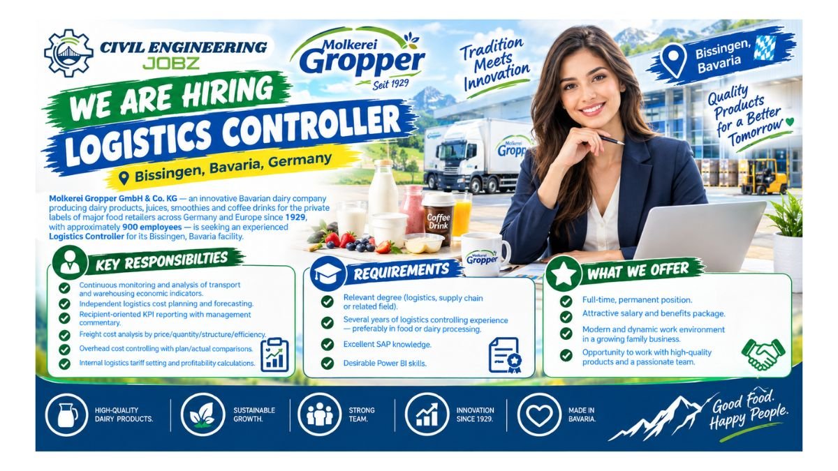 Logistics Controller Jobs Bissingen Bavaria Germany 2026
