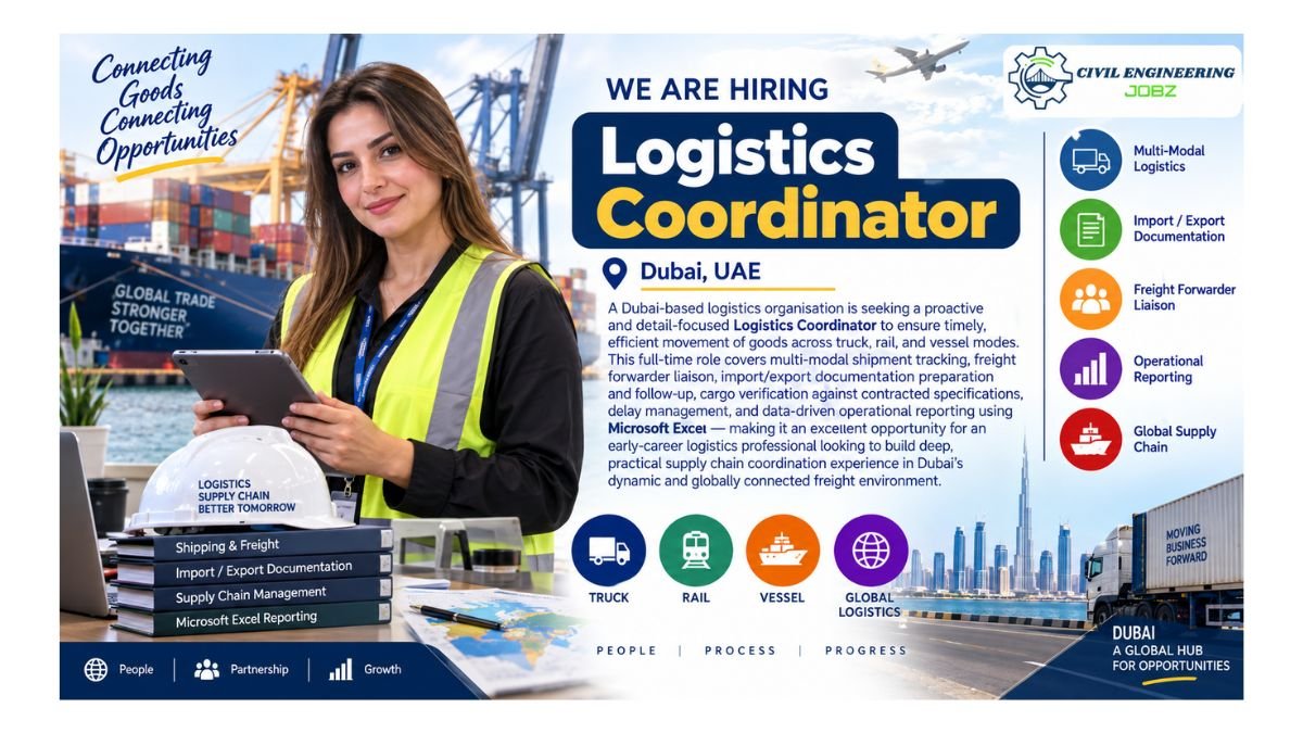 Logistics Coordinator Jobs Dubai UAE 2026