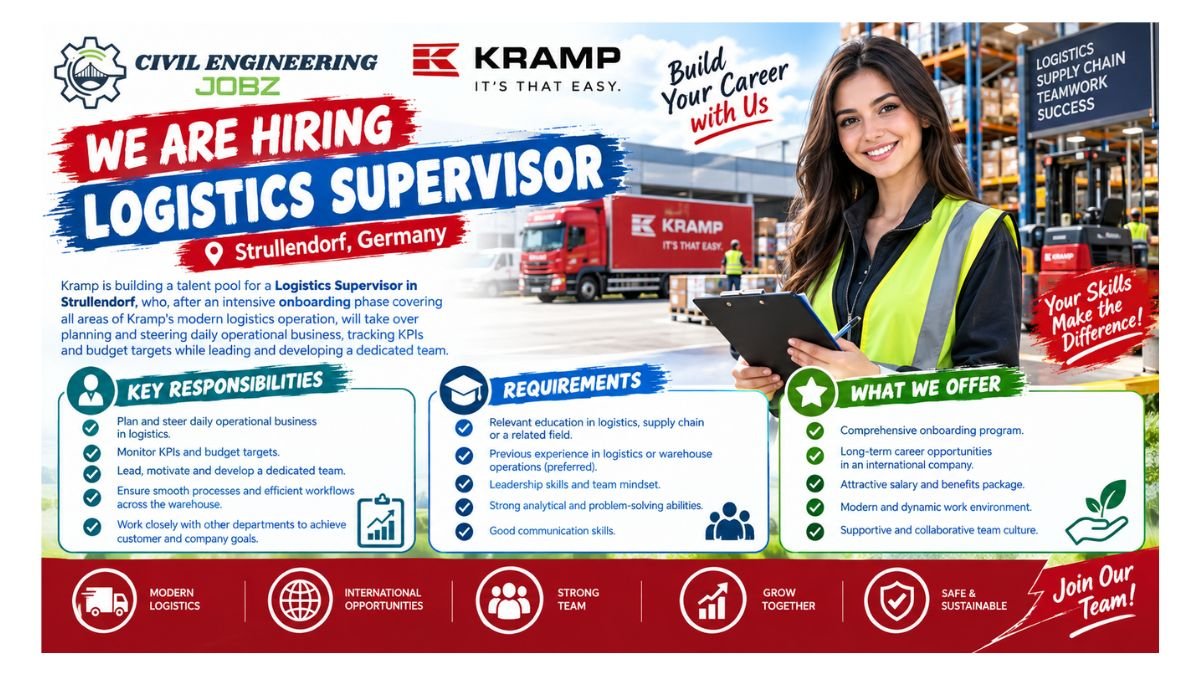 Logistics Supervisor Jobs Strullendorf 2026