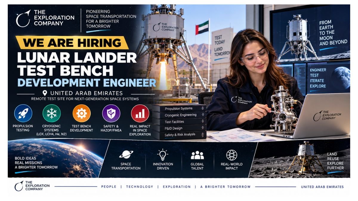 Lunar Lander Test Bench Development Engineer Jobs UAE 2026
