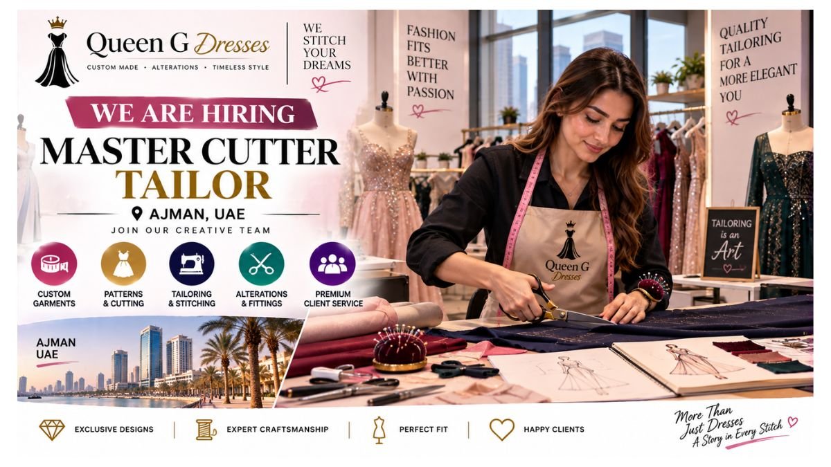 Master Cutter Tailor Jobs UAE 2026
