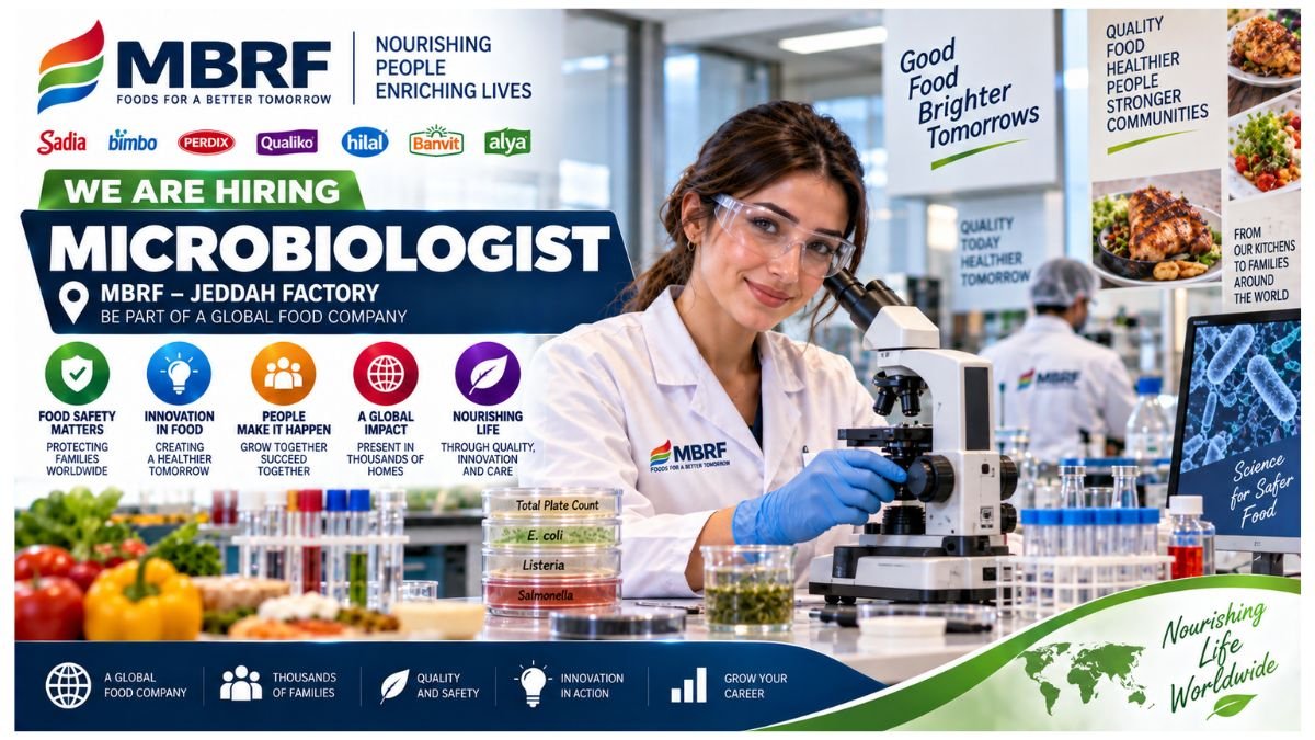 Microbiologist Jobs Saudi Arabia 2026