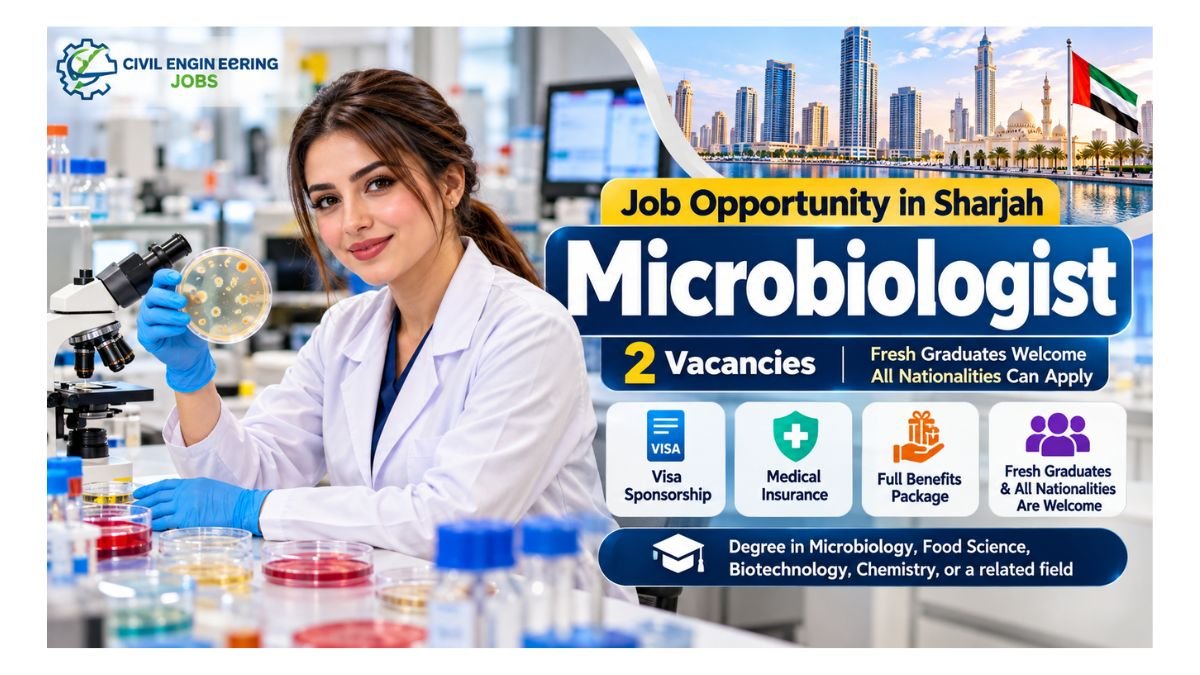 Microbiologist Jobs Sharjah UAE 2026