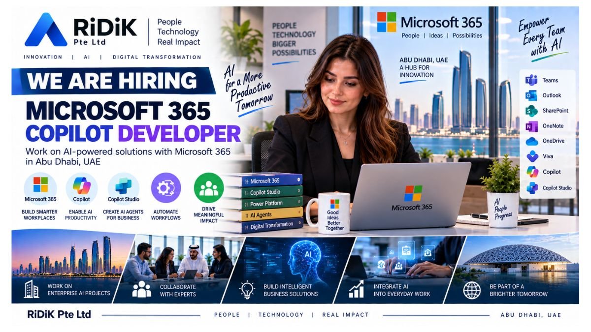 Microsoft 365 Copilot Developer Jobs Abu Dhabi 2026