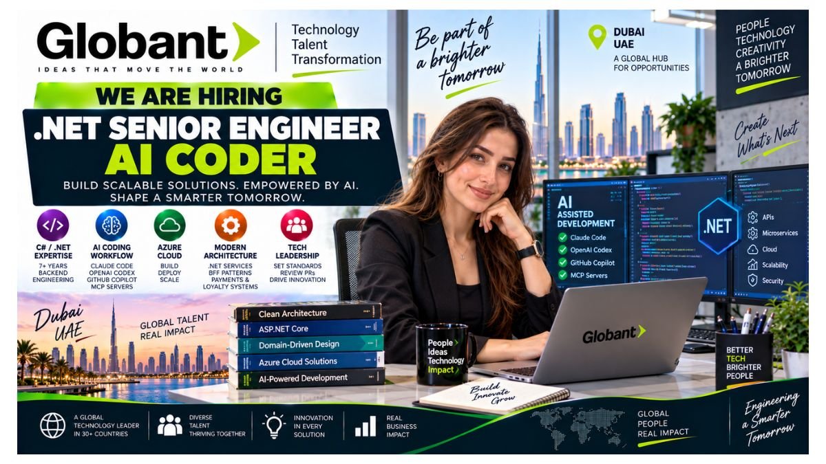 NET Senior Engineer AI Coder Jobs Dubai 2026