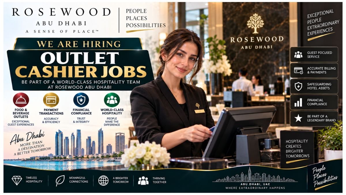 Outlet Cashier Jobs Abu Dhabi 2026