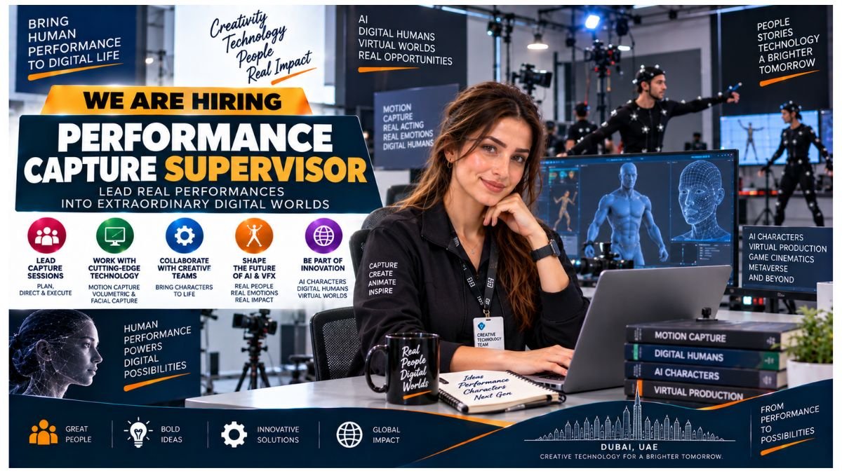 Performance Capture Supervisor Jobs 2026