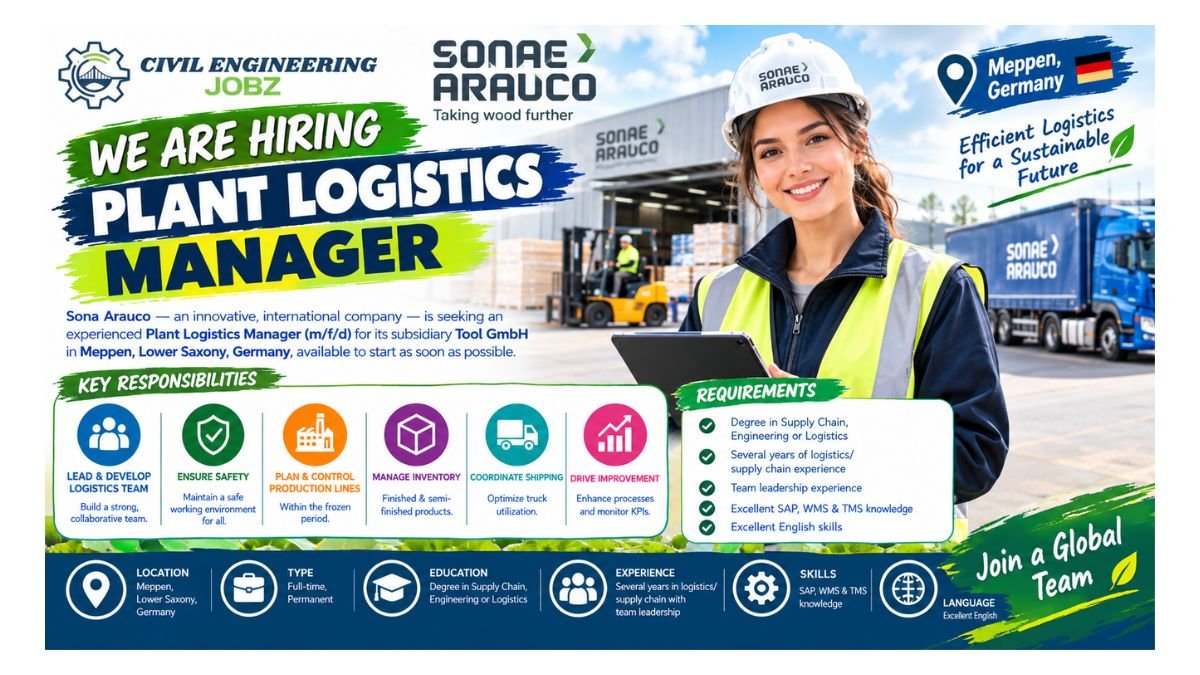 Plant Logistics Manager Jobs Meppen Lower Saxony Germany 2026