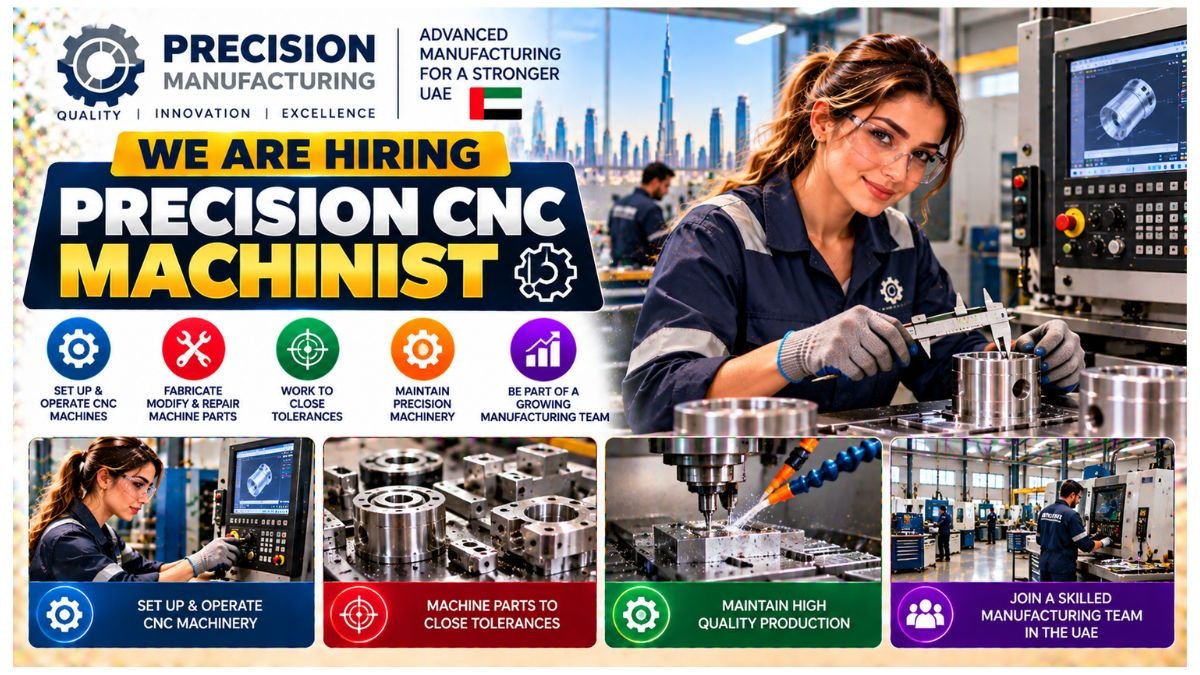 Precision CNC Machinist Jobs UAE 2026