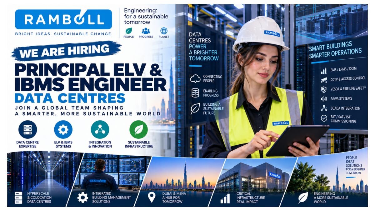 Principal ELV IBMS Engineer Data Centres Jobs Dubai UAE 2026 