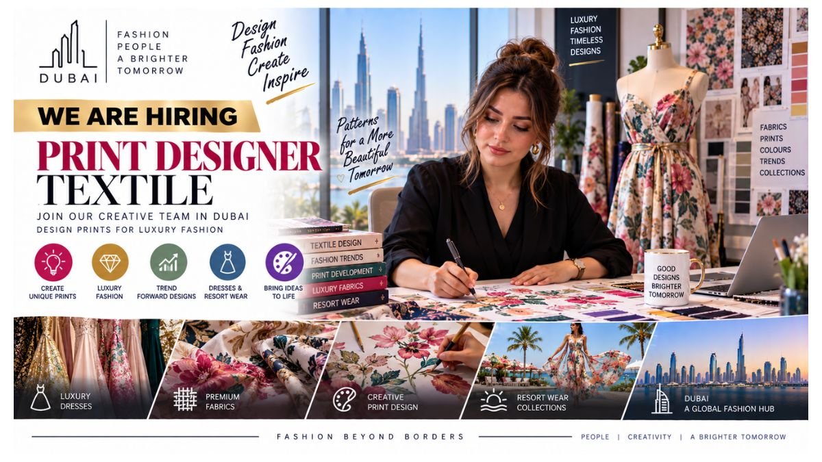 Print Designer Textile Jobs Dubai 2026