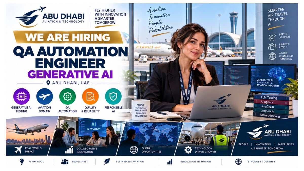 QA Automation Engineer Generative AI Tester Jobs Abu Dhabi UAE 2026
