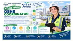 QHSE Coordinator Jobs Almarai Riyadh Saudi Arabia 2026