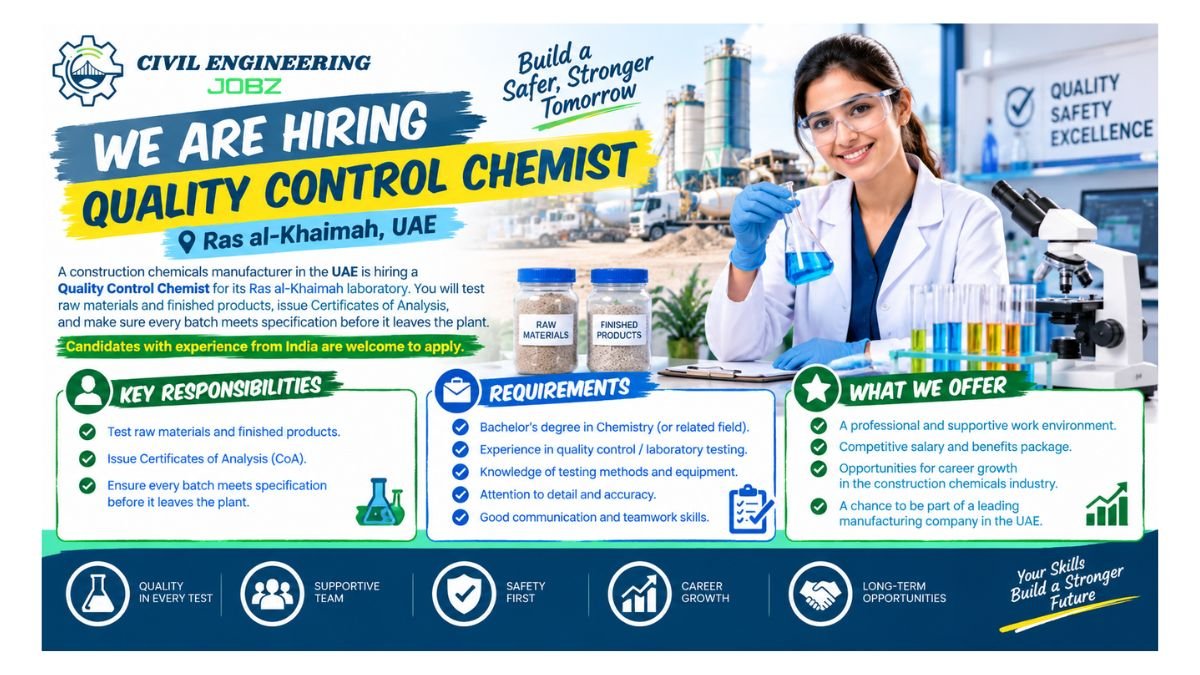 Quality Control Chemist Jobs UAE 2026
