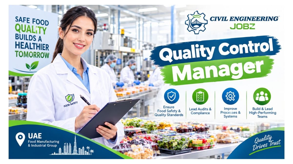 Quality Control Manager Jobs UAE 2026