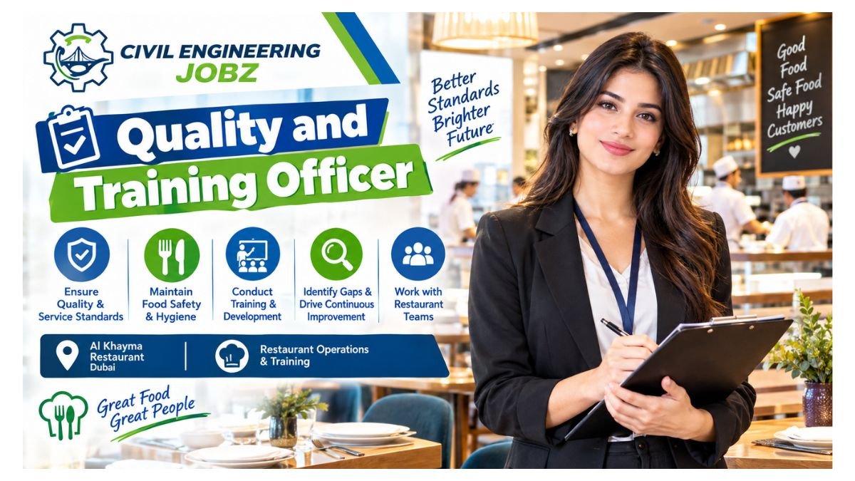 Quality and Training Officer Jobs Dubai 2026 