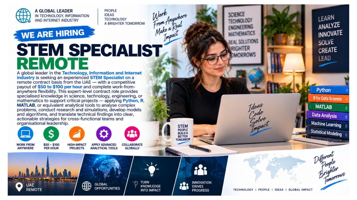 STEM Specialist Remote Jobs UAE 2026